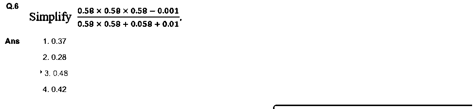 Question figure