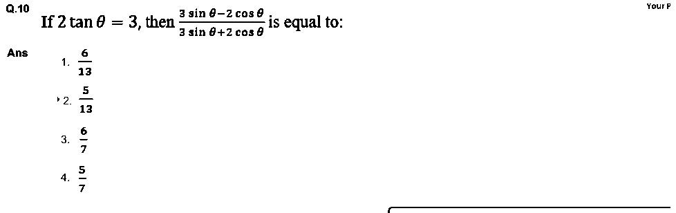 Question figure