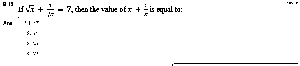 Question figure
