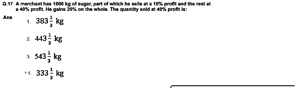 Question figure