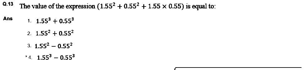 Question figure