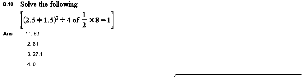 Question figure