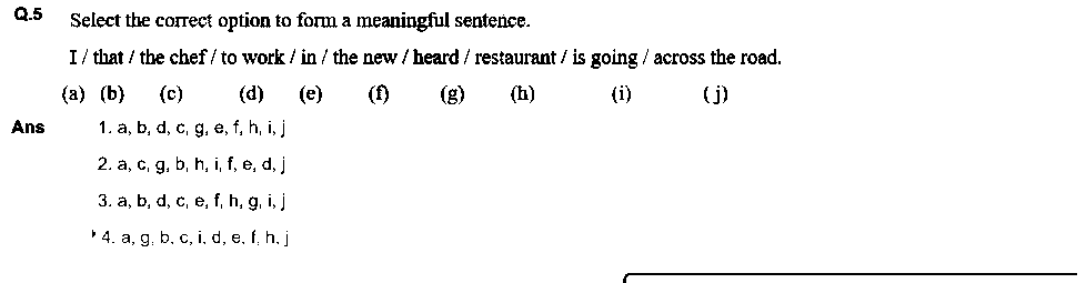 Question figure