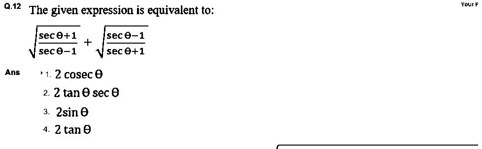 Question figure