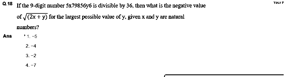Question figure