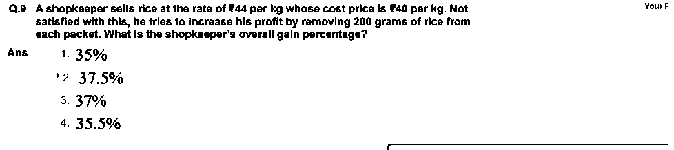Question figure