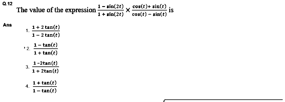 Question figure