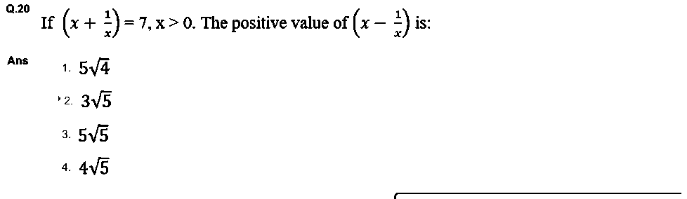 Question figure