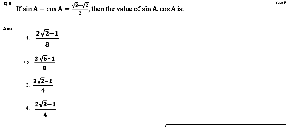 Question figure