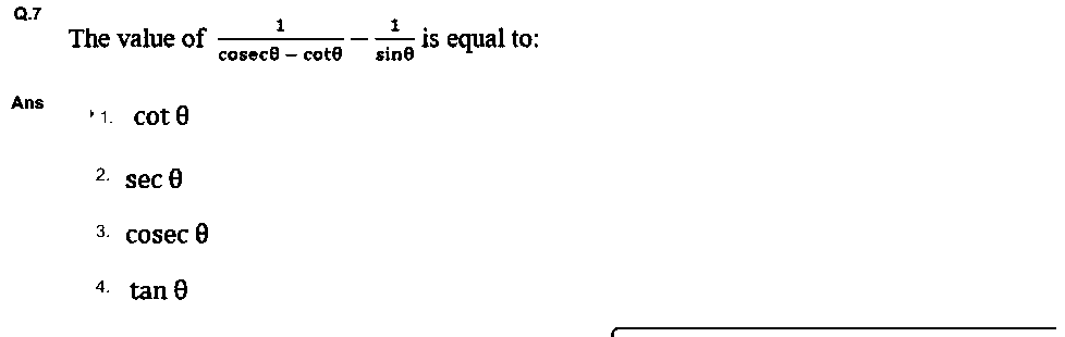 Question figure