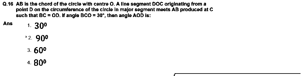 Question figure