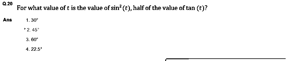 Question figure