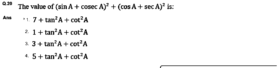 Question figure